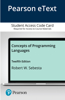 Concepts of Programming Languages -- Access Code Card