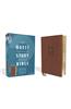 Niv, Quest Study Bible, Leathersoft, Brown, Comfort Print: The Only Q and A Study Bible