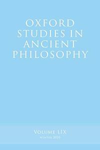 Oxford Studies in Ancient Philosophy, Volume 59