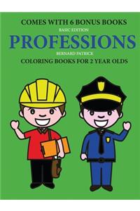 Coloring Books for 2 Year Olds (Professions)