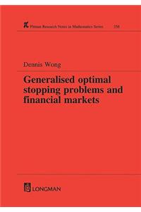 Generalized Optimal Stopping Problems and Financial Markets