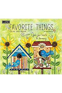 Favorite Things 2018 Calendar (Deluxe Wall)