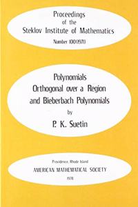 Polynomials Orthogonal Over a Region and Bieberbach Polynomials