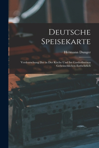 Deutsche Speisekarte