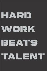 Hard Work Beats Talent