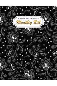 Monthly Bill Planner and Organizer