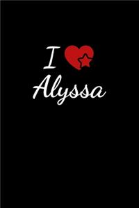 I love Alyssa