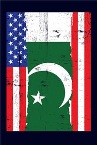 Pakistani American Flag Notebook