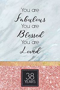 38th Birthday Journal