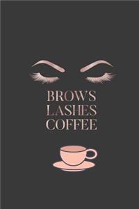 Brows, Lashes, Coffee