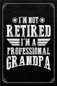 I'm Not Retired I'm A Professional Grandpa