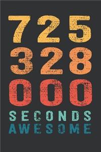 725 328 000 Seconds Awesome