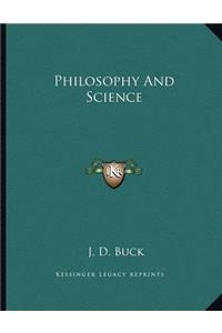 Philosophy And Science