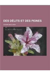 Des Delits Et Des Peines