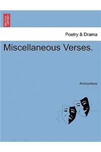 Miscellaneous Verses.