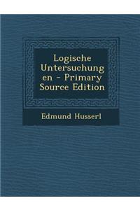 Logische Untersuchungen