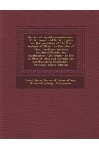 Report of Special Commissioners J. W. Powell and G. W. Ingalls on the Condition of the Ute Indians of Utah; The Pai-Utes of Utah, Northern Arizona, So
