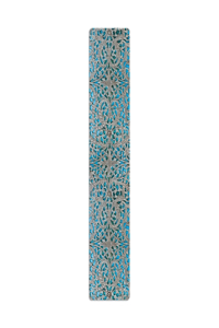 Paperblanks Maya Blue Silver Filigree Collection Bookmark