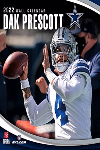 Dallas Cowboys Dak Prescott 2022 12x12 Player Wall Calendar