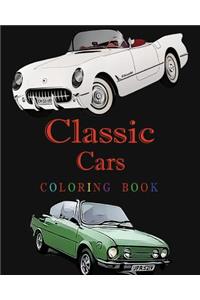 Classic Cars Coloring Book