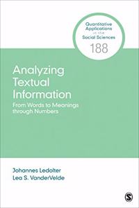 Analyzing Textual Information