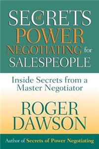 Secrets of Power Negotiating for Salespeople