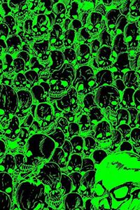 Gathering of Skulls Sketchbook - Black and Green