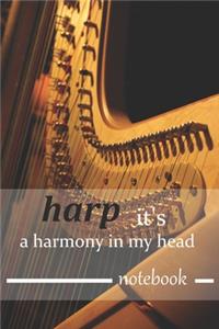 harp notebook, journal