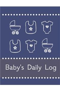 Baby's Daily Log Notebook Tracker for Newborn and Toddler
