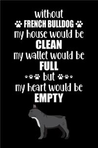 Without French Bulldog My House Would Be Clean