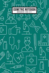 Medical Isometric Graph Paper Notebook