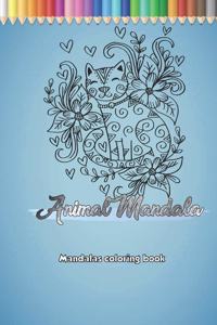 Animal Mandalas coloring book