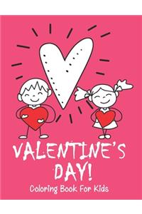 Valentine's Day coloring book for kids
