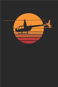 R44 Helicopter Notebook - Heli Pilot Journal Planner