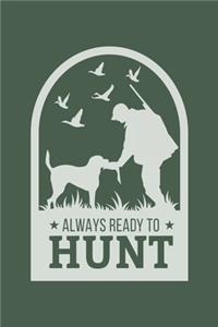 Hunting Season: Praph Paper 5x5 Journal or Notebook (6x9 Inches) with 120 Pages