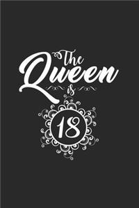 The queen is 18