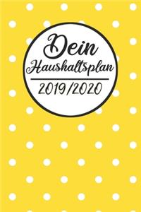 Dein Haushaltsplan 2019 / 2020