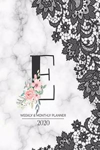 Weekly & Monthly Planner 2020 E