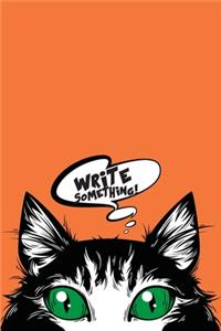 Black Cat Journal for Kids Orange Composition Book Cat Collection