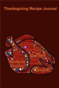 Thanksgiving Recipe Journal