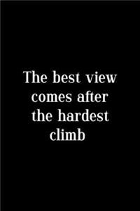 The Best View Comes After The Hardest Climb