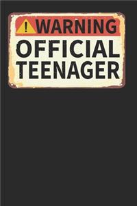 Warning Official Teenager