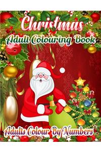 Christmas Adult Colouring Book Adults Colour By Numbers