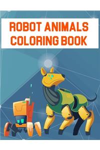 Robot Animals Coloring Book