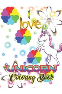 I love Unicorn Coloring Book