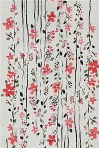 Melon Orange Blossoms - Lined Notebook with Margins - 6X9
