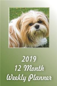 2019 12 Month Weekly Planner