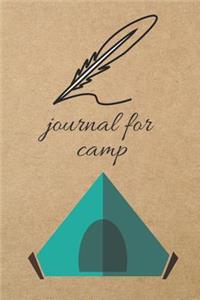Journal for Camp