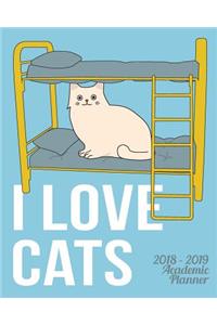 I Love Cats 2018-2019 Academic Planner