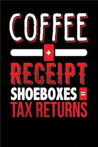 Coffee + Receipt Shoeboxes = Tax Returns